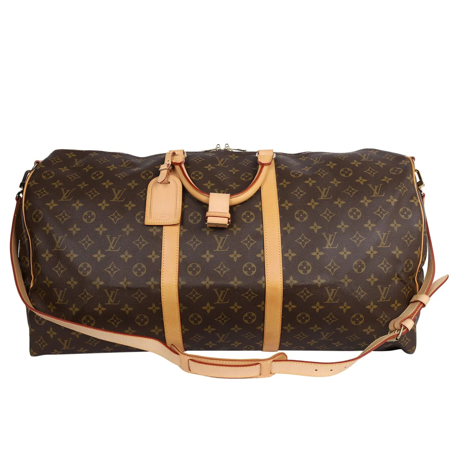 Monogram Keepall 60 Bandouliere Duffle (Authentic Pre-Owned)