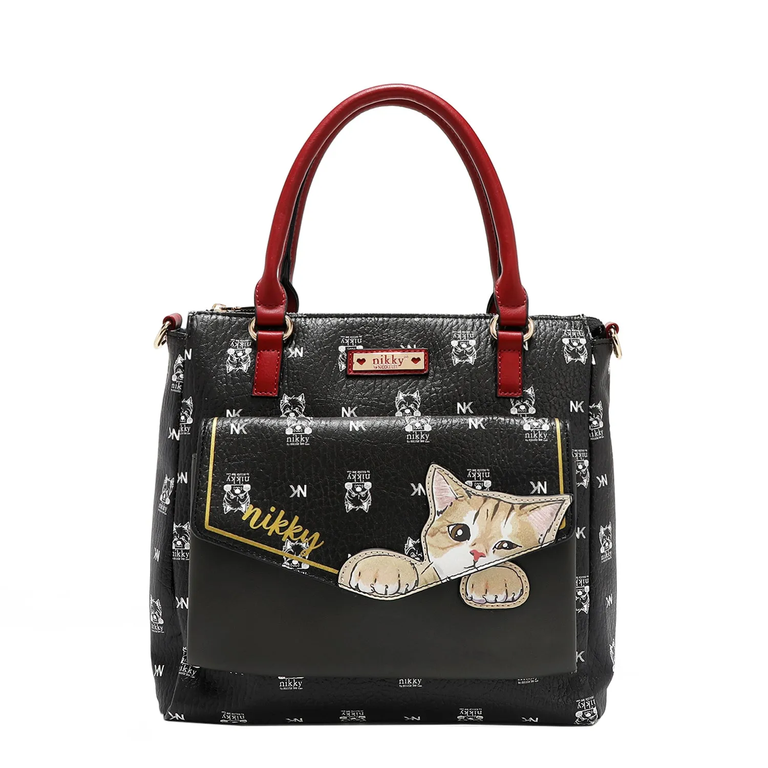 NIKKY FINDS MEOW SATCHEL BAG