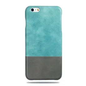 Ocean Blue & Pebble Grey iPhone 6 Plus / iPhone 6s Plus Leather Case