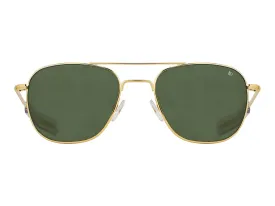 Original Pilot Gold Green Glass Lens Polarised