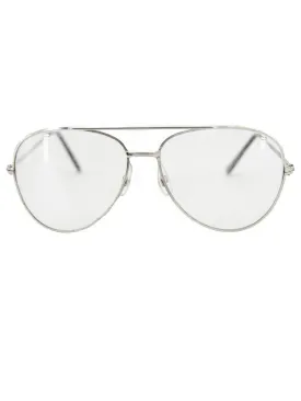 Original Vintage  70s Pilkington Silver Aviator Glasses