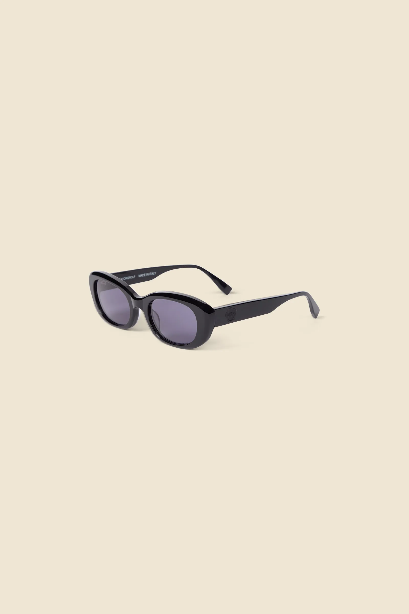 OVAL ACETATE SUNGLASSES