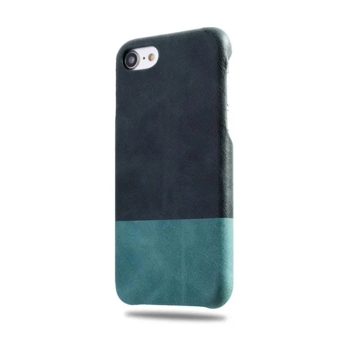 Peacock Blue & Ocean Blue iPhone SE 2 (2020) / iPhone 8 / iPhone 7 Leather Case