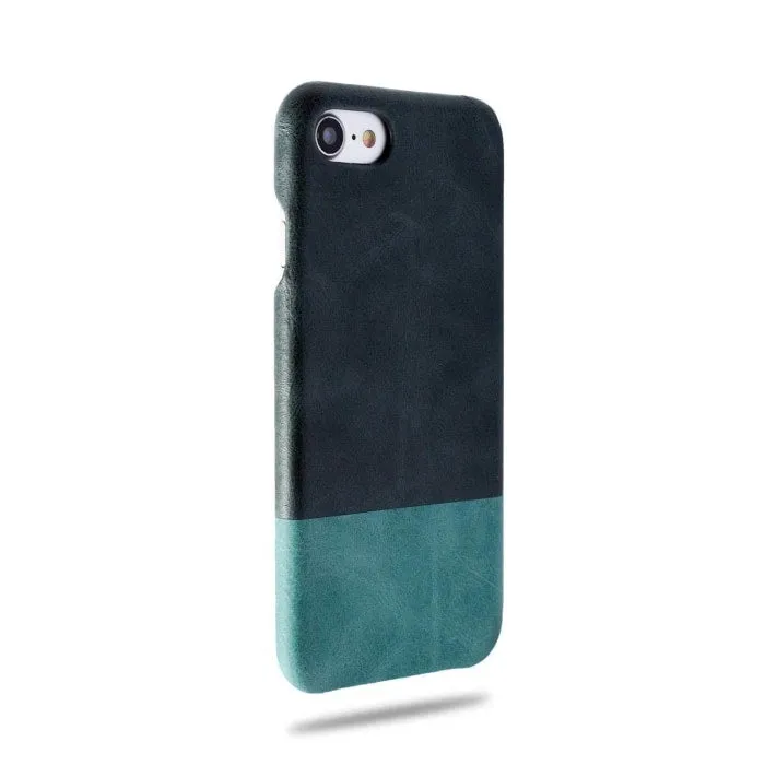 Peacock Blue & Ocean Blue iPhone SE 2 (2020) / iPhone 8 / iPhone 7 Leather Case