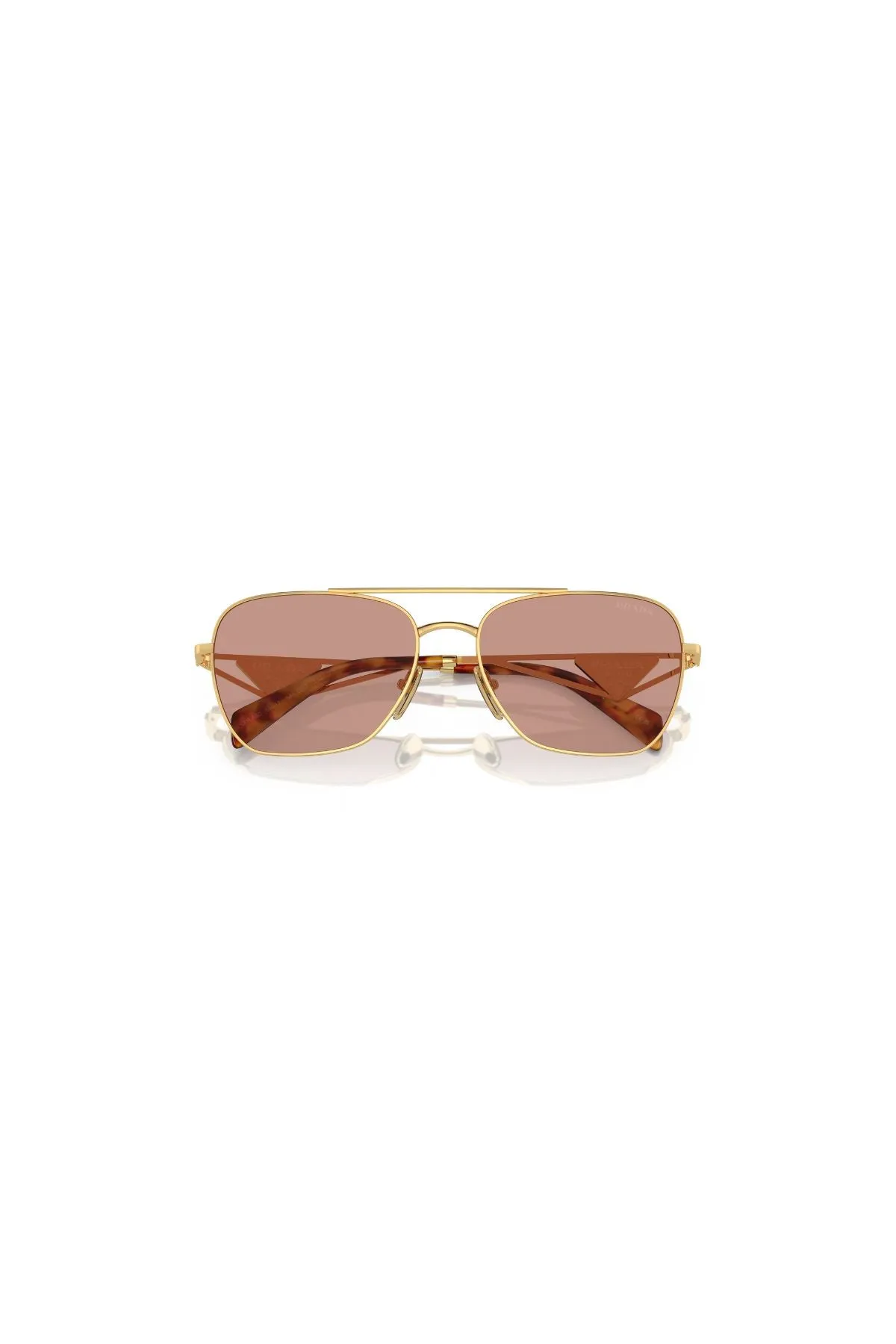 Prada Aviator Sunglasses - Gold/ Violet