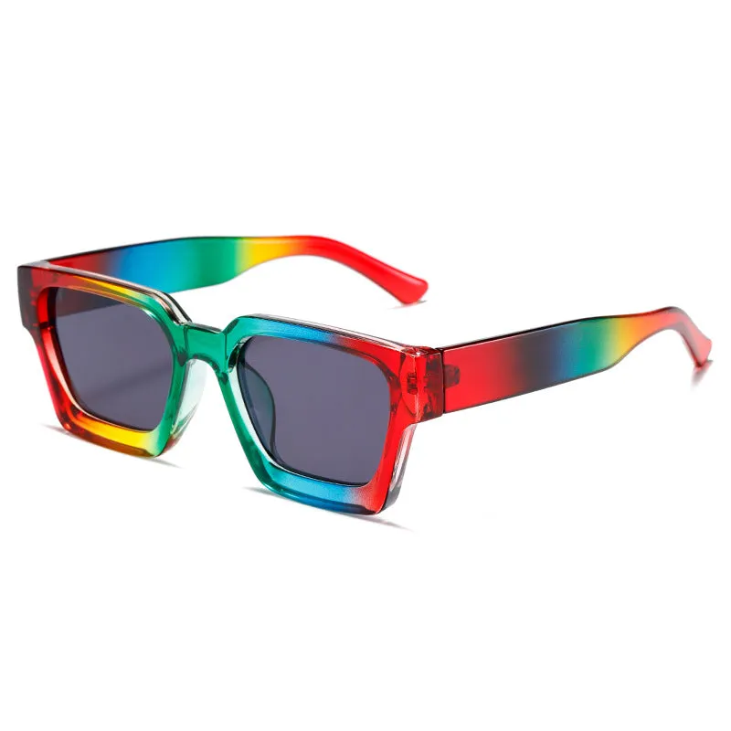 Rainbow Square Shape Sunglasses