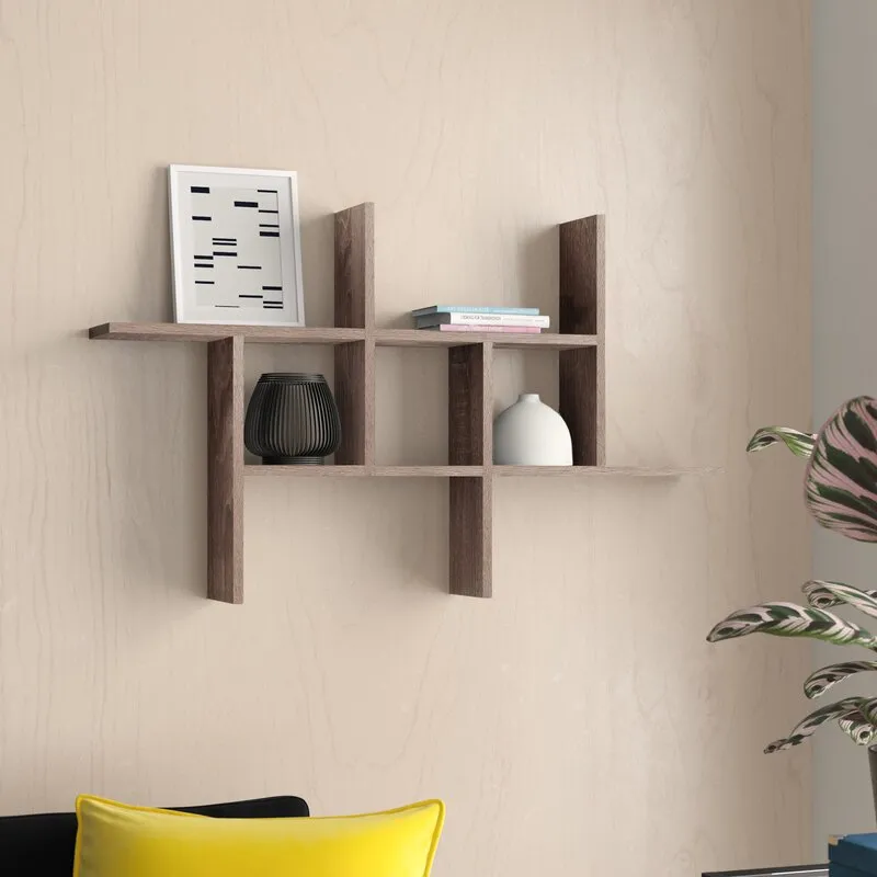 Reastein 4 Piece Novelty Wood Accent Shelf