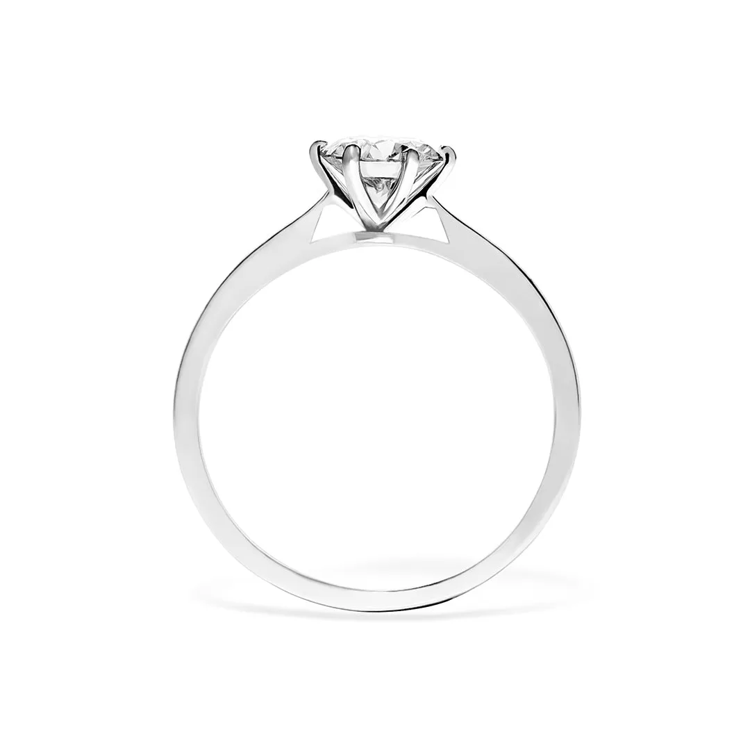 Sophie Ring 0.70ct 18K White Gold