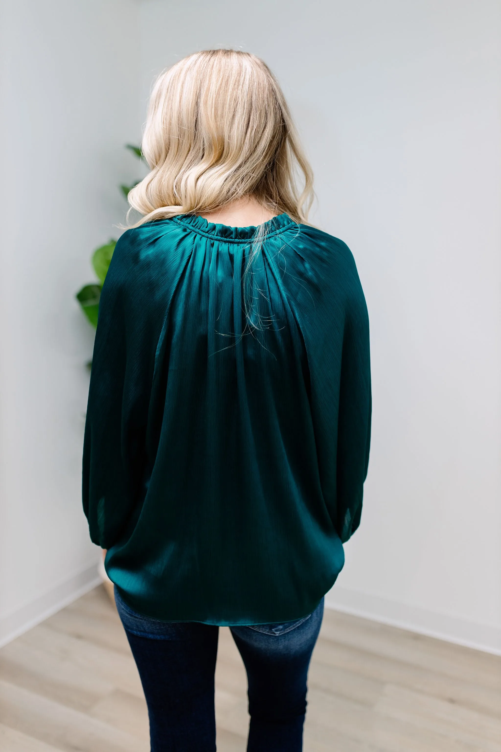 Sweet Sophistication Top - Emerald