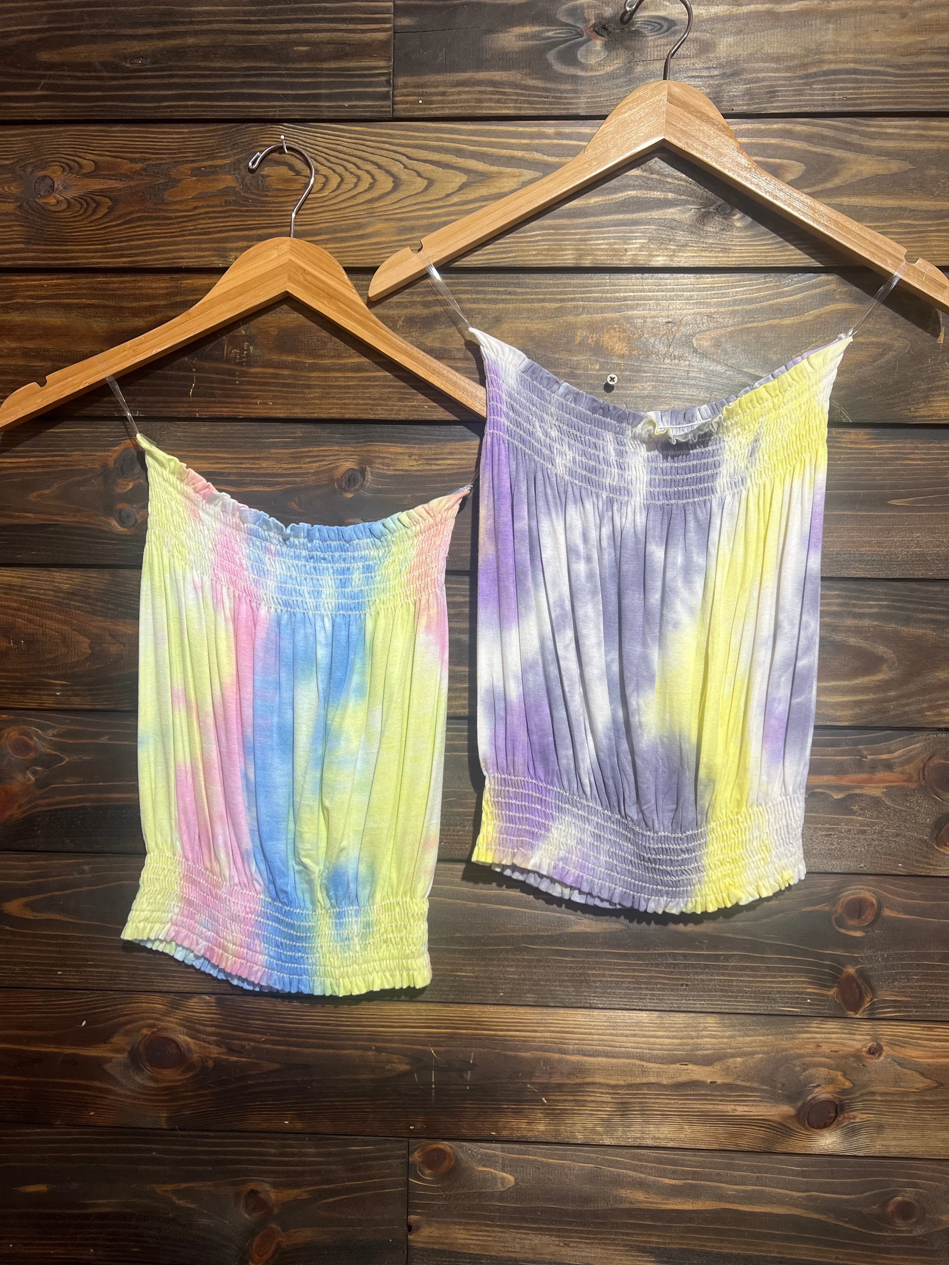 TIE DYE TUBE TOP