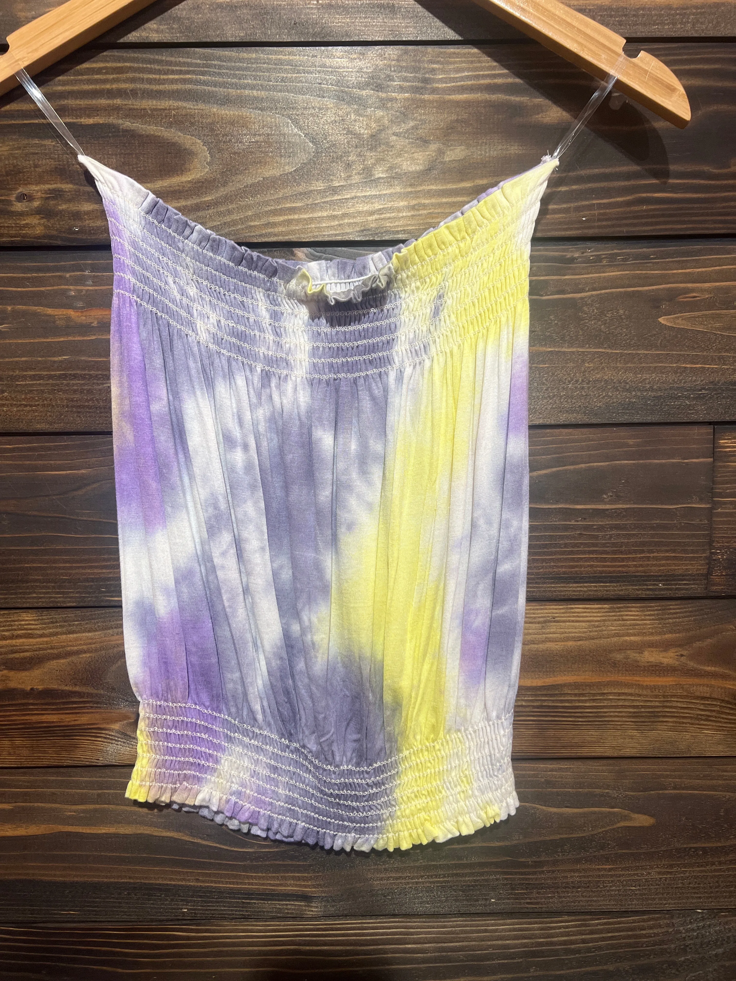 TIE DYE TUBE TOP