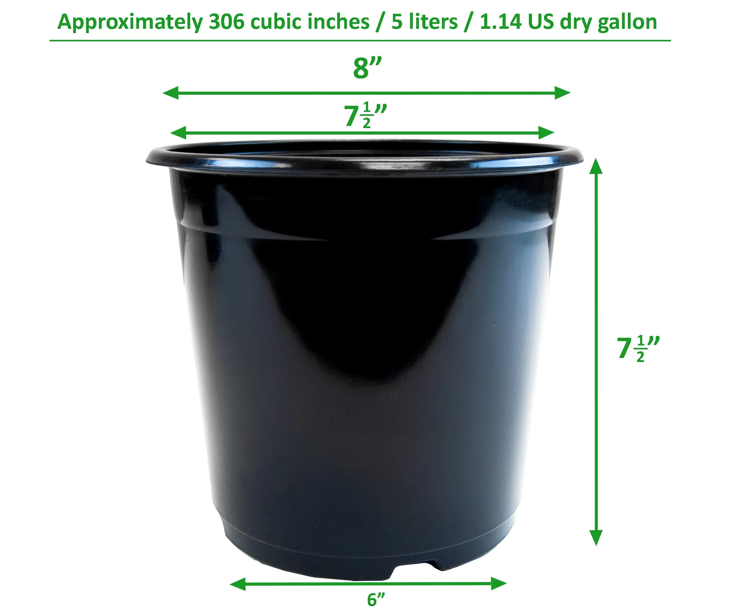 Viagrow 1 Gallon Nursery Pot Pallet (5,950 Per Pallet)