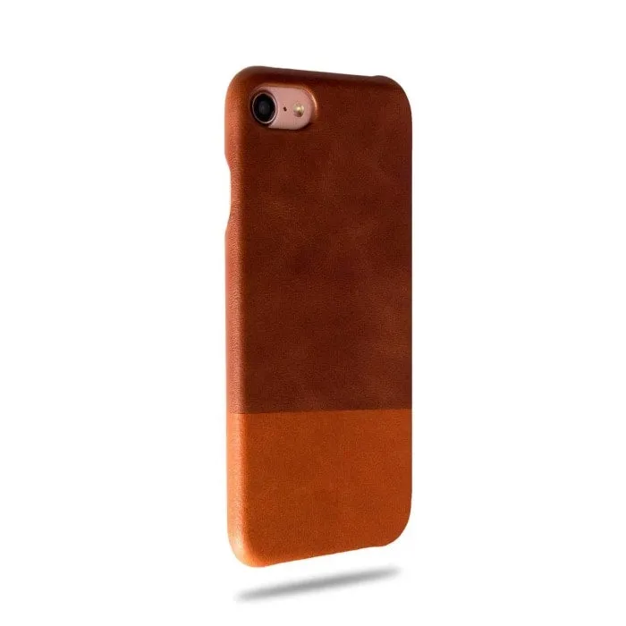 Walnut Brown & Cider Orange iPhone SE 2 (2020) / iPhone 8 / iPhone 7 Leather Case