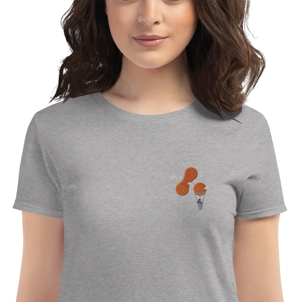 Women's Embroidered Adaptavist Balloon Design T-Shirt CB1